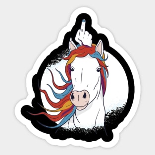 Thug Life Unicorn - Cute Funny Animals Sticker